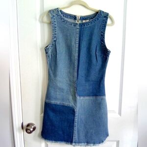 AG Adriano Goldschmied Women's Denim two toned Dress Size Medium
